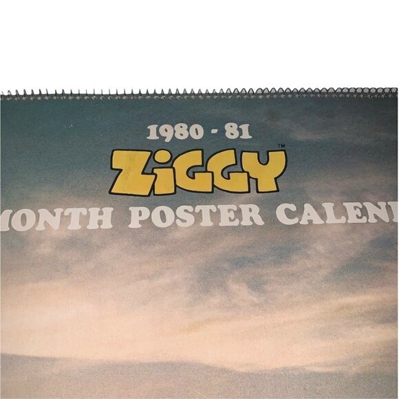 Vintage 1980-1981 Ziggy 16-months Poster Calendar 16 x 19 inch Posters - Picture 2 of 8